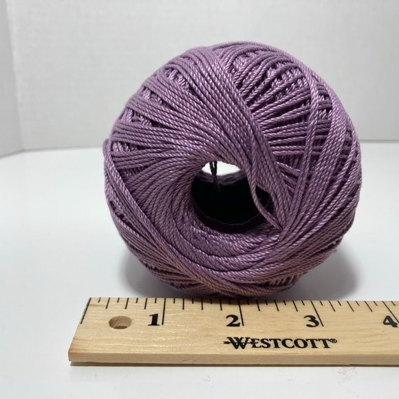 4 Plum Purple Aunt Lydia's Crochet Thread - Picture 7 of 10